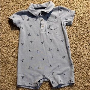 Nautical Baby Romper